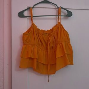 Large, orange, brand: wild fable